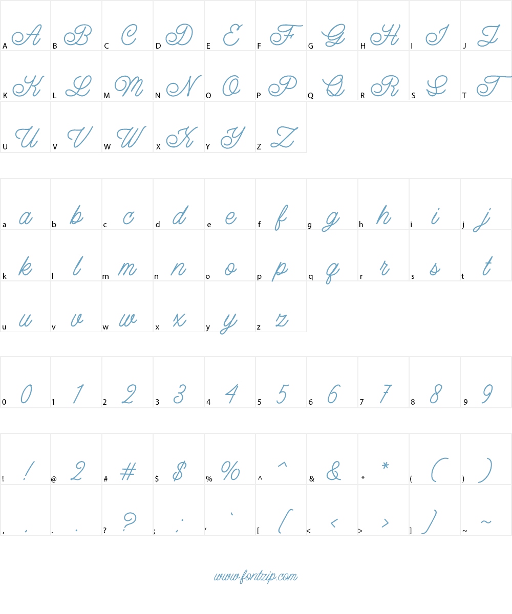 Lazy Ride Personal Use Font Character